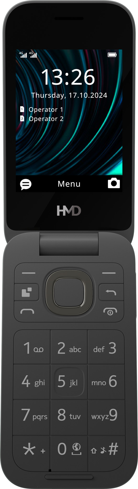 HMD 2660 Flip 128MB Zwart HMD 2660 Flip 128MB Zwart