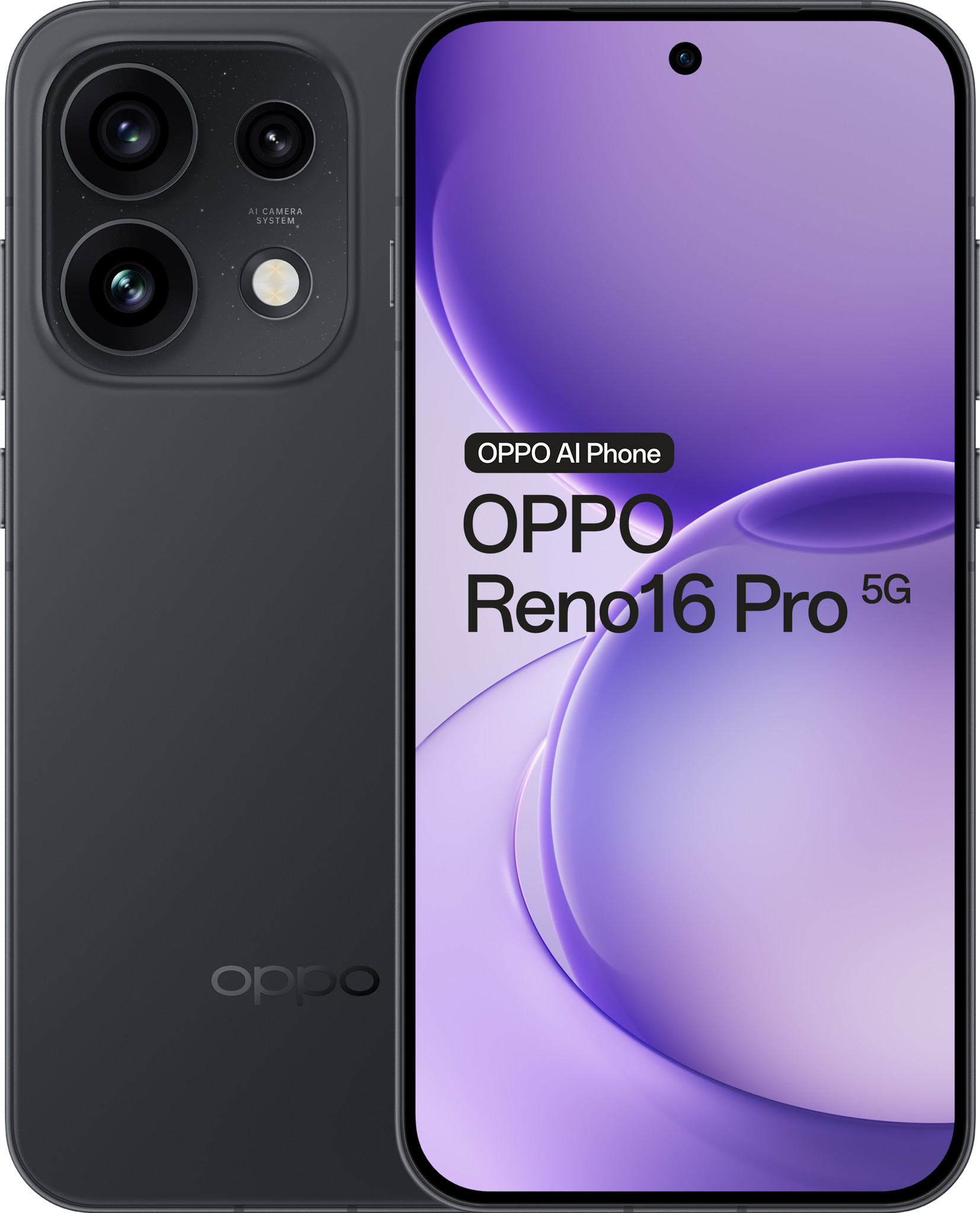 OPPO Reno16 Pro 512GB Zwart 5G OPPO Reno16 Pro 512GB Zwart 5G