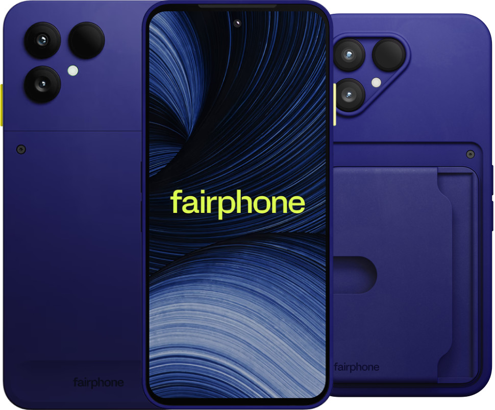 Fairphone 6+ 256GB Blauw 5G + Fairphone 6+ Protective Back Cover Blauw