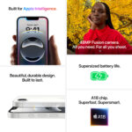 Apple iPhone 16e 128GB Zwart + Apple Snellader
