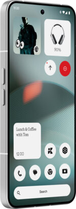 Nothing Phone (3) 512GB Wit 5G + Just in Case Back Cover Transparant