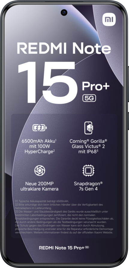 Redmi Note 15 Pro+ 256 Zwart 5G