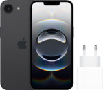 Apple iPhone 16e 128GB Zwart + Apple Snellader