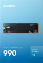 Samsung 990 PCIe 4.0 NVMe M.2 SSD 1TB