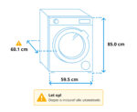 Wisberg WBWD16A3DWNB HygienicSteam - 10/6 kg