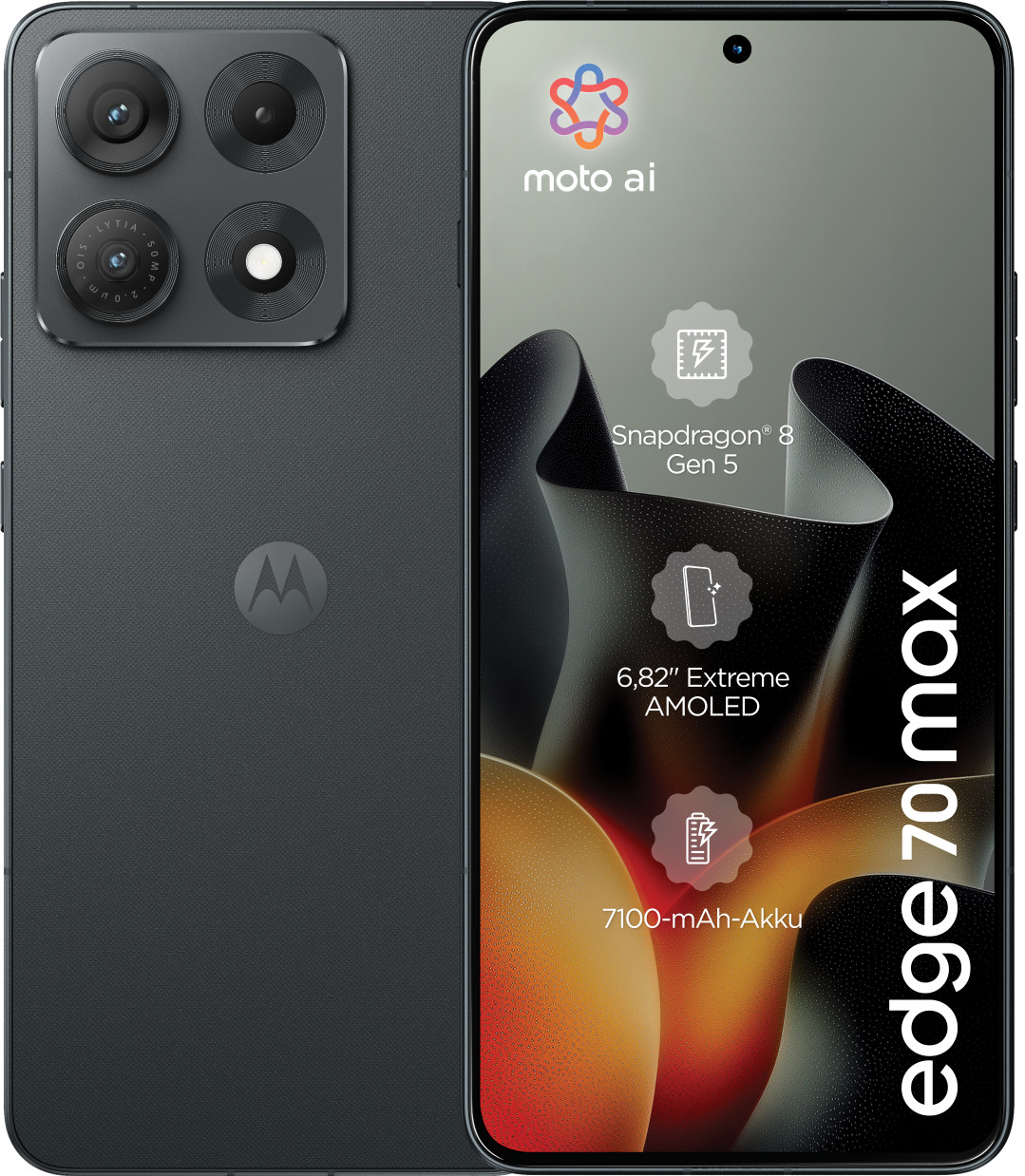 Motorola Edge 70 Max 256GB Zwart 5G